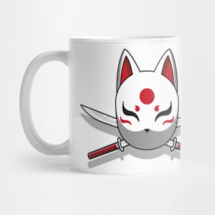 Japanese kitsune mask Mug